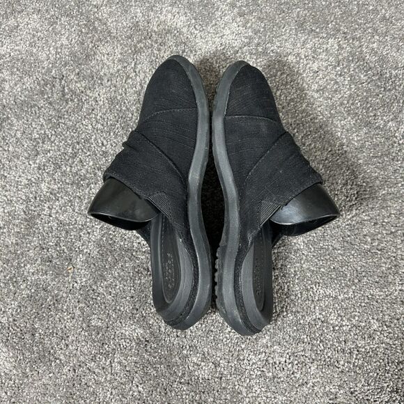 Crocs Capri Mule Women's Size 4 Black Slip On Clogs Used - Picture 9 of 13